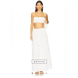 MORE TO COME Skirt Set in white